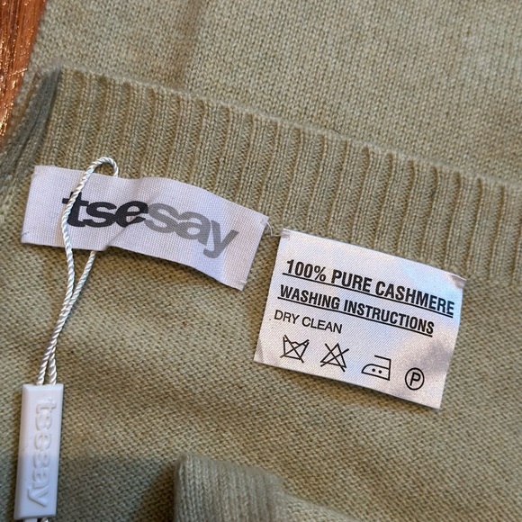 TSESAY Women’s Cashmere Scarf 8” W 67” L - Picture 3 of 5